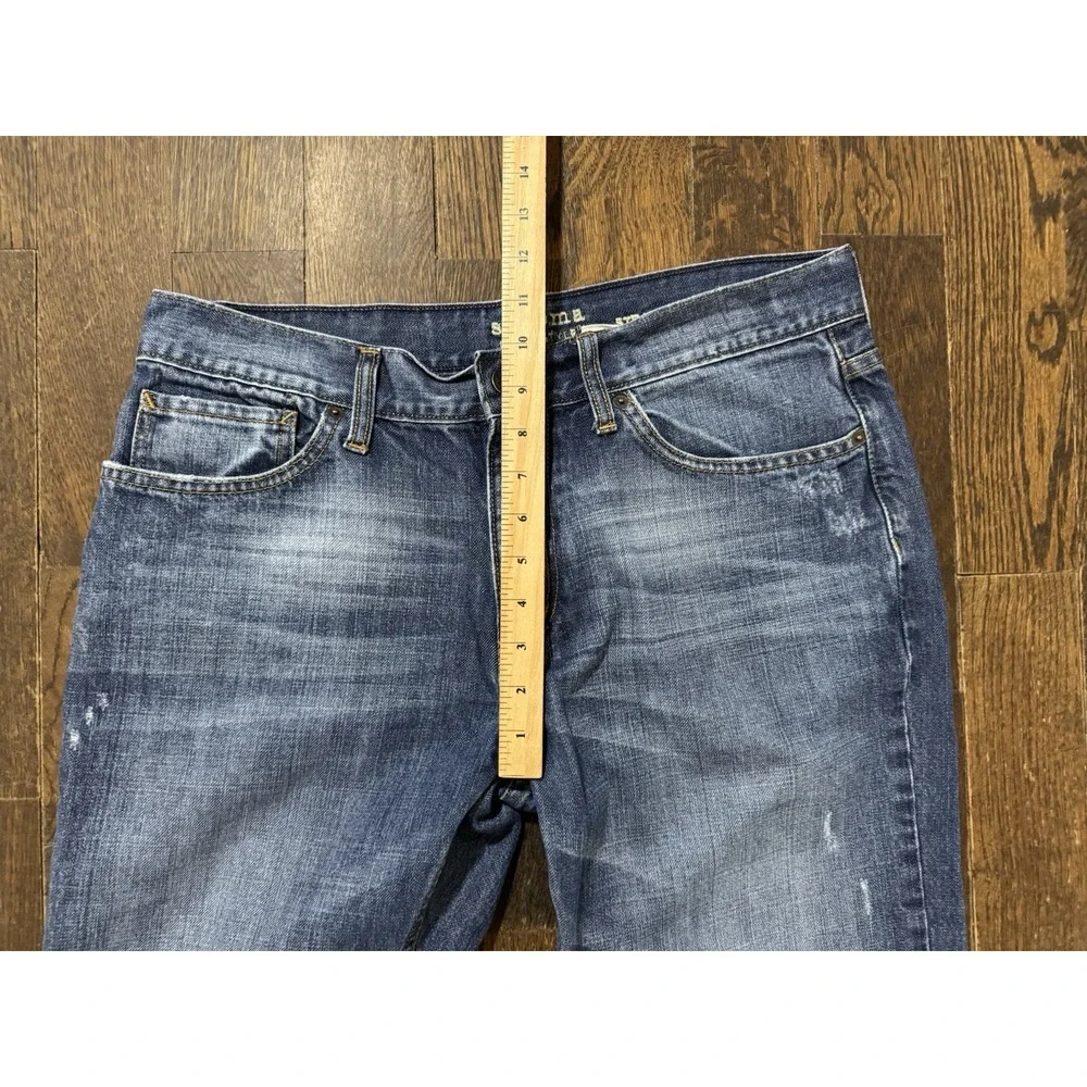 Sonoma Life-Style Straight Jeans Men's Size W34xL30 Blue Low‎ Rise